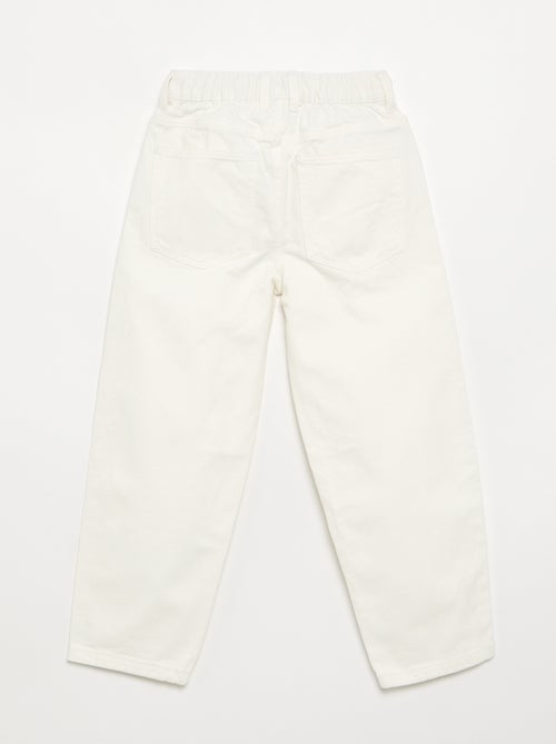 Wijde denim broek - Kiabi Wijde denim broek - Kiabi