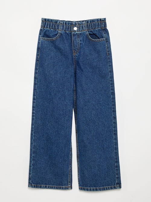 Wijde denim broek - Kiabi