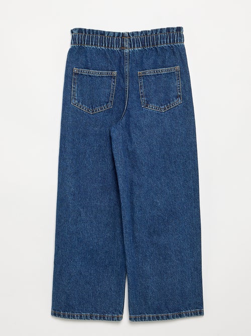 Wijde denim broek - Kiabi