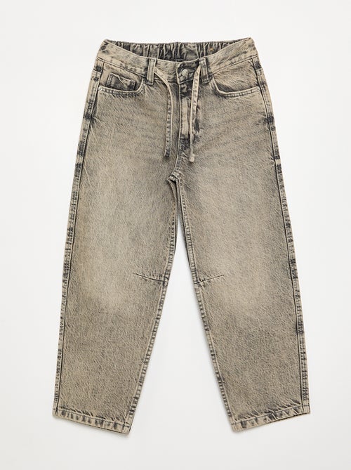 Wijde denim broek - Kiabi