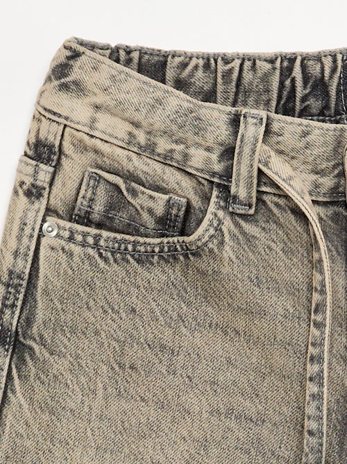 Wijde denim broek - Kiabi