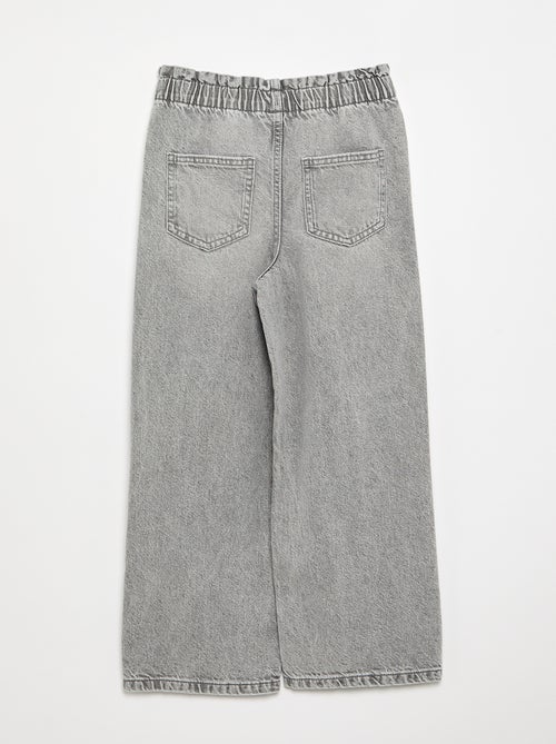 Wijde denim broek - Kiabi Wijde denim broek - Kiabi