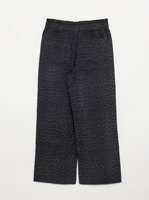 Wijde denim broek - Kiabi