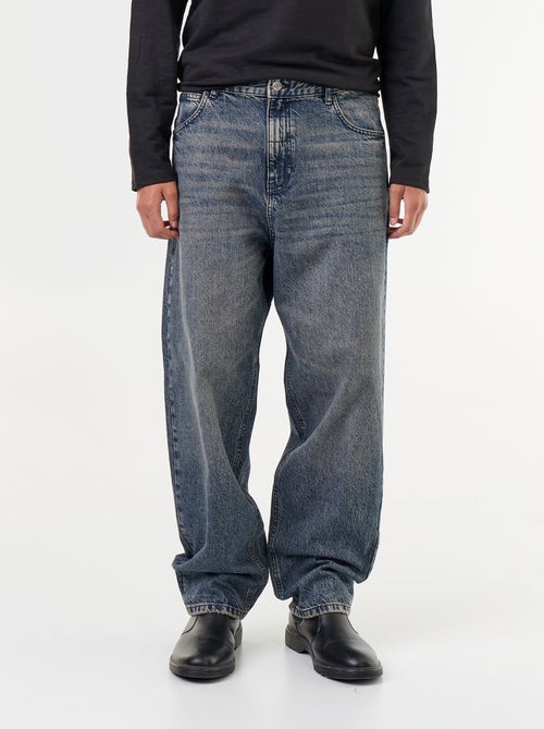 Wijde denim met 5 zakken - Kiabi