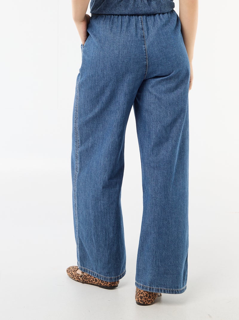 Wijde jeans Blauw - Kiabi