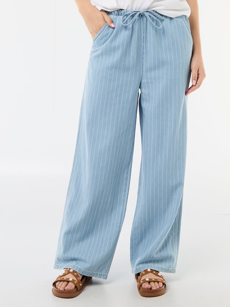 Wijde jeans Blauw - Kiabi