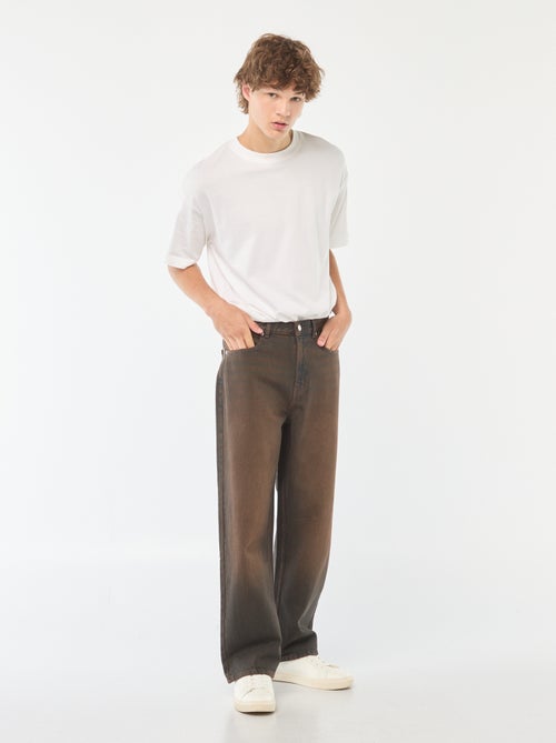 Wijde jeans met 5 zakken | baggymodel - Kiabi Wijde jeans met 5 zakken | baggymodel - Kiabi