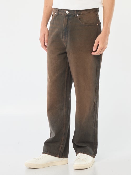 Wijde jeans met 5 zakken | baggymodel - Kiabi Wijde jeans met 5 zakken | baggymodel - Kiabi