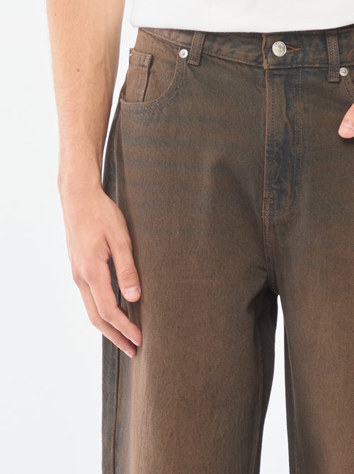 Wijde jeans met 5 zakken | baggymodel - Kiabi Wijde jeans met 5 zakken | baggymodel - Kiabi