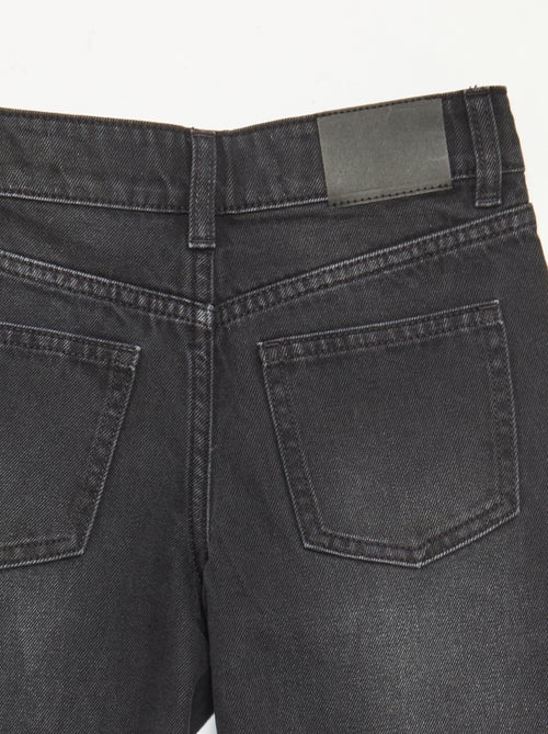 Wijde jeans met glinsterend vlokjesmotief - Kiabi