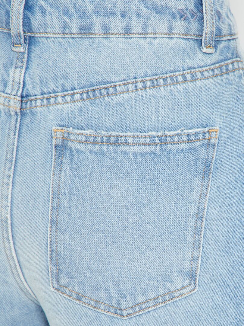VERO MODA VMTESSA damesjeans met wijde snit, hoge taille, wijd gesneden jeans, blauw (light blue denim), 32W / 32L