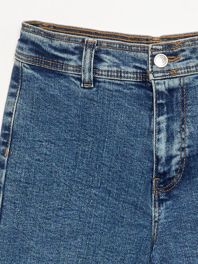Wijde jeans / wide-leg Blauw - Kiabi