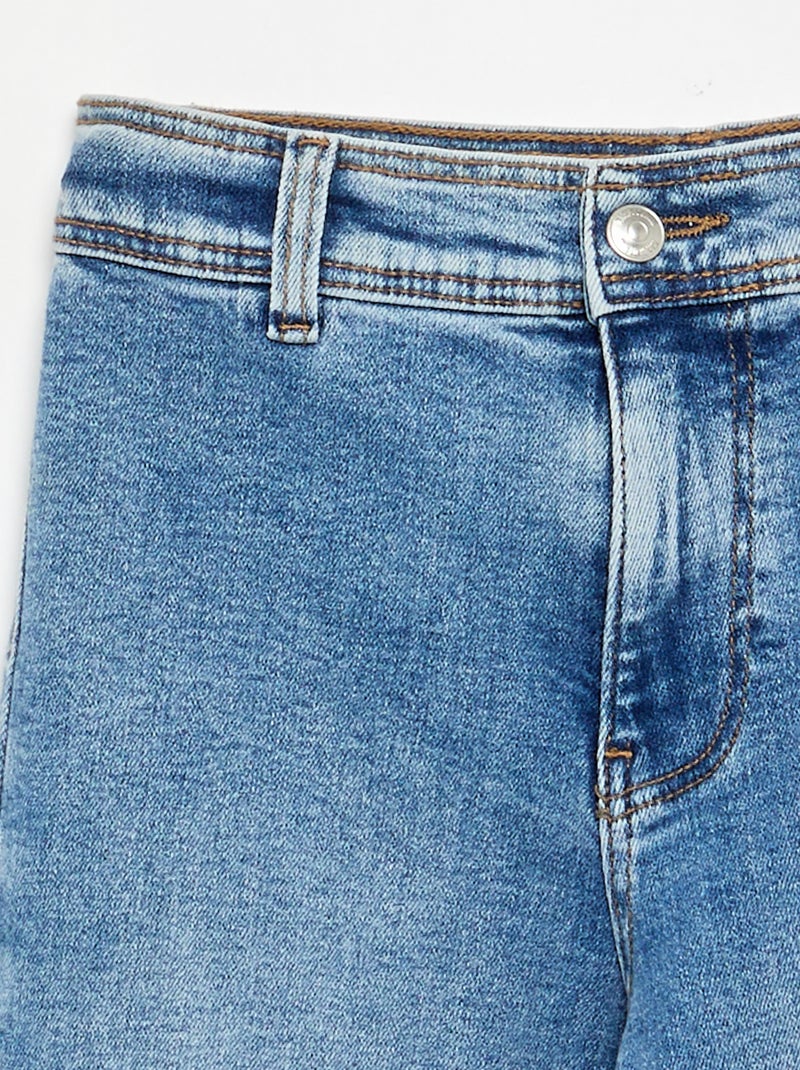 Wijde jeans / wide-leg Blauw - Kiabi