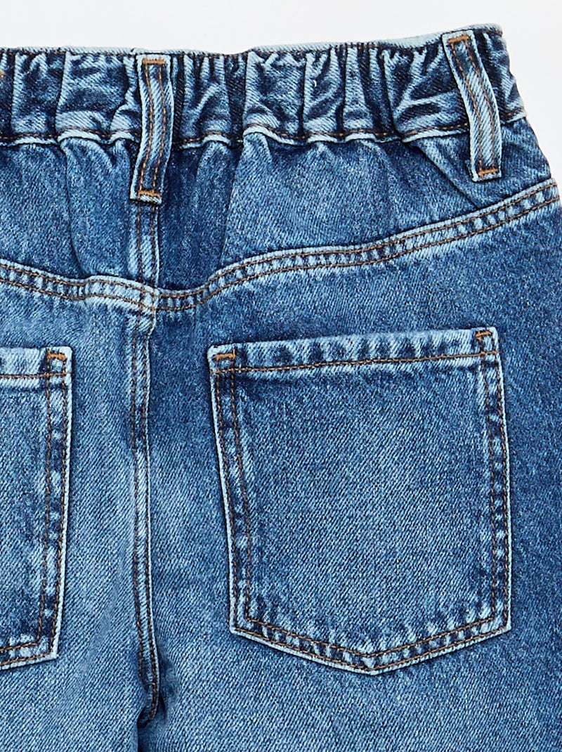 Wijde jeansbroek Blauw - Kiabi