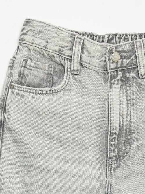 Wijde jeansbroek - Kiabi