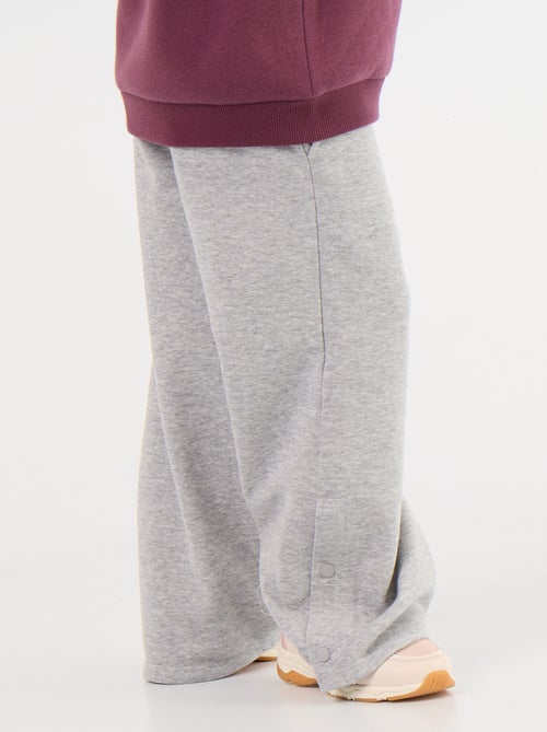 Wijde joggingbroek - collectie met aantrekgemak - Kiabi