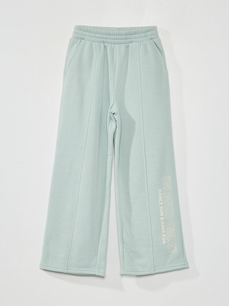 Wijde joggingbroek BLAUW - Kiabi