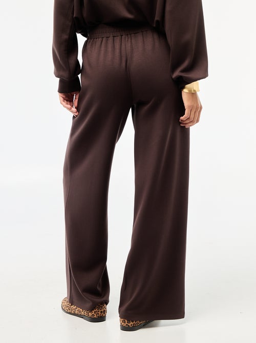Wijde joggingbroek van zachte stof - Kiabi Wijde joggingbroek van zachte stof - Kiabi
