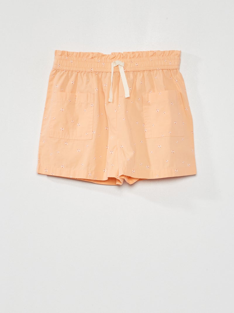Wijde, katoenen short ROSE - Kiabi