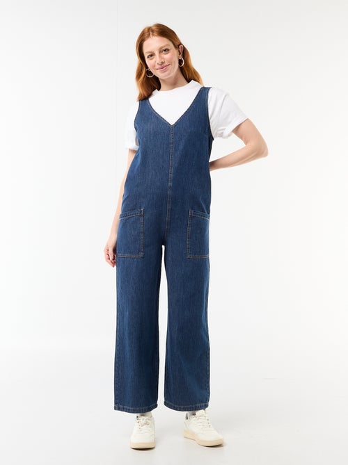 Wijde mouwloze jumpsuit - Kiabi