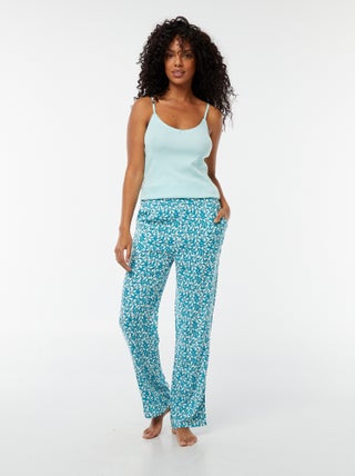 Wijde pyjamabroek