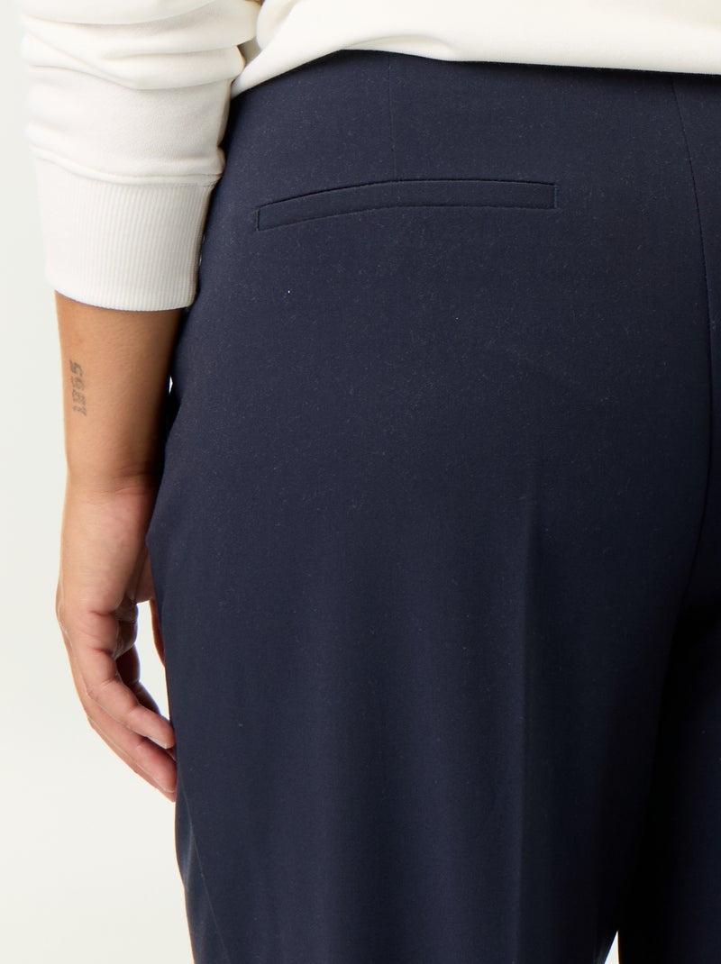 Wijde sigaretbroek Blauw - Kiabi