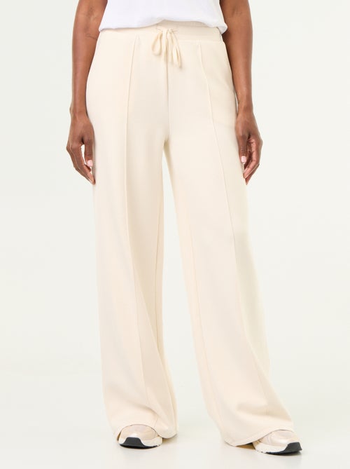 Wijde soft touch-broek - Kiabi Wijde soft touch-broek - Kiabi