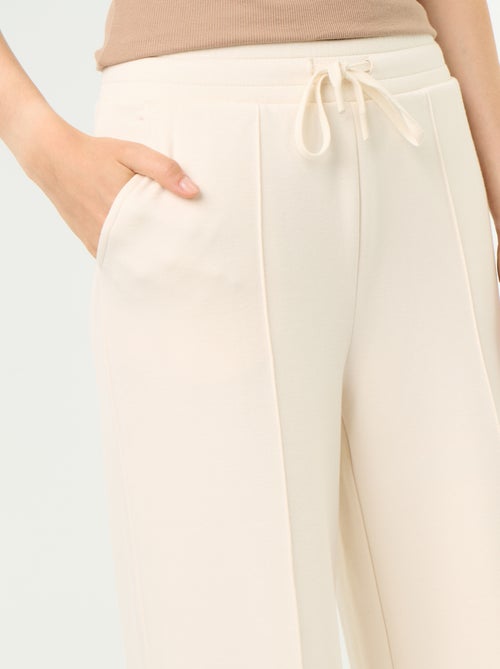 Wijde soft touch-broek - Kiabi Wijde soft touch-broek - Kiabi