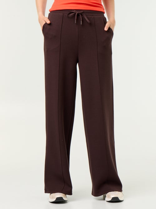 Wijde soft touch-broek - Kiabi Wijde soft touch-broek - Kiabi