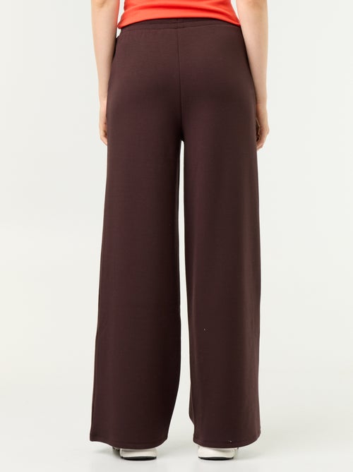 Wijde soft touch-broek - Kiabi Wijde soft touch-broek - Kiabi