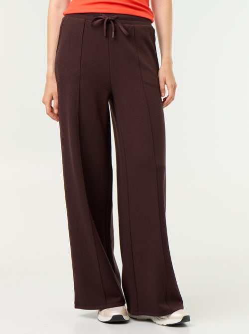Wijde soft touch-broek - Kiabi Wijde soft touch-broek - Kiabi