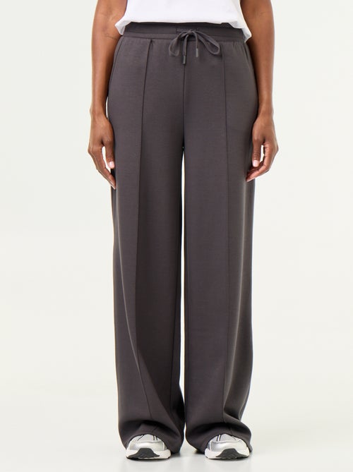 Wijde soft touch-broek - Kiabi