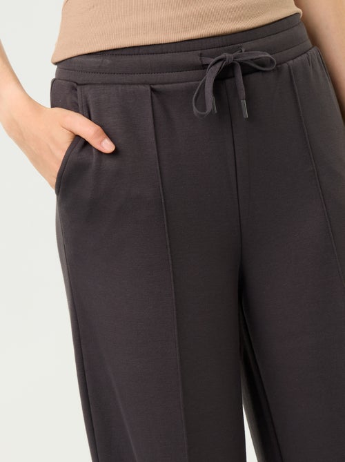 Wijde soft touch-broek - Kiabi