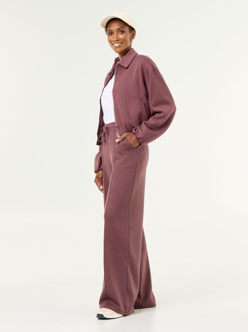 Wijde soft touch-broek - Kiabi Wijde soft touch-broek - Kiabi