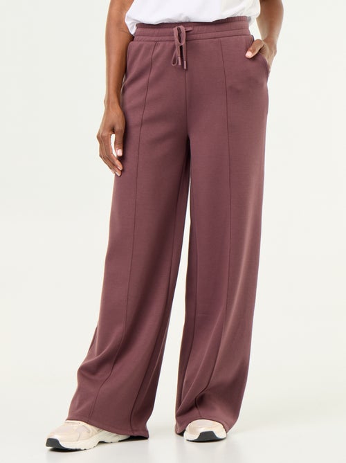 Wijde soft touch-broek - Kiabi Wijde soft touch-broek - Kiabi