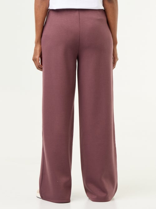 Wijde soft touch-broek - Kiabi Wijde soft touch-broek - Kiabi