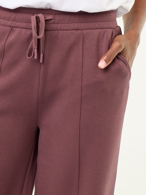 Wijde soft touch-broek - Kiabi Wijde soft touch-broek - Kiabi
