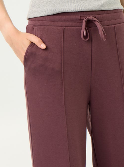 Wijde soft touch-broek - Kiabi Wijde soft touch-broek - Kiabi