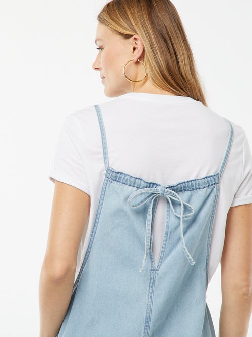 Wijde spijkertuinbroek - Kiabi