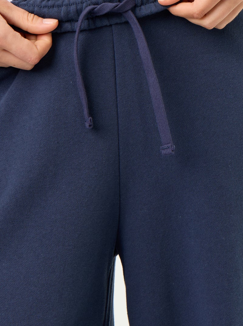 Wijde sporttraining van zware tricot Blauw - Kiabi