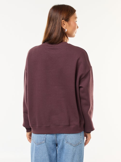 Wijde sweater met 'Stitch'-print - Kiabi