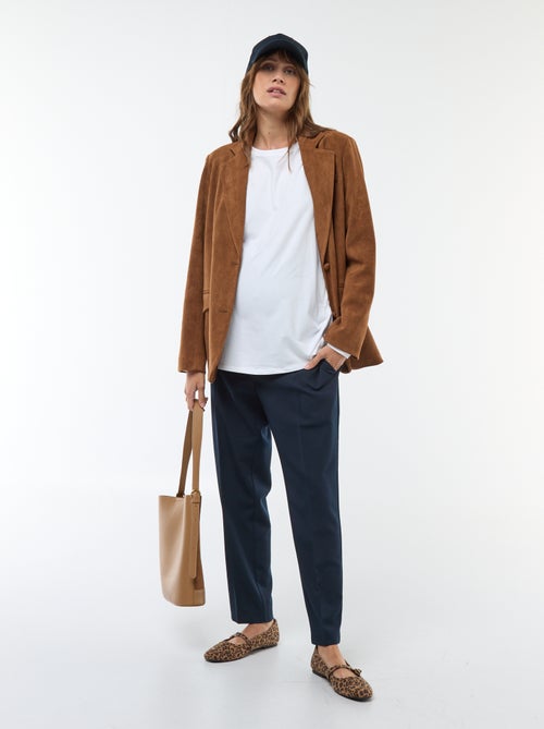 Wijde zwangerschapsbroek van milanotricot - Kiabi