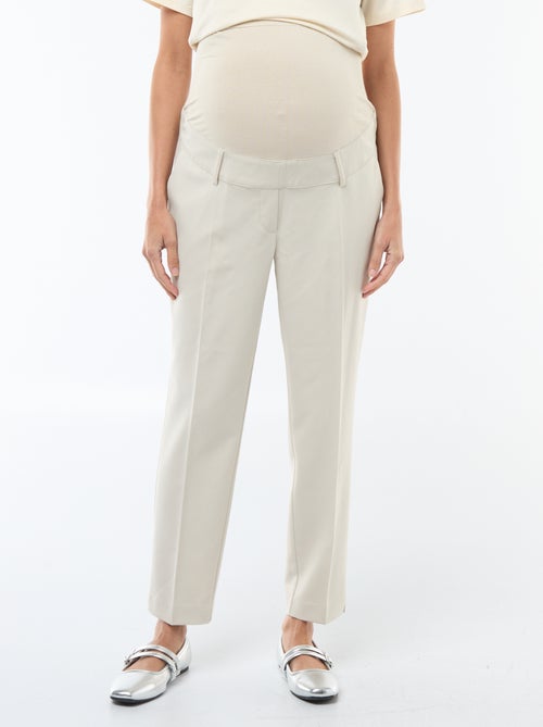 Wijde zwangerschapsbroek van milanotricot - Kiabi