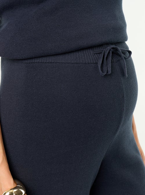 Wijde zwangerschapsbroek van ribtricot - Kiabi