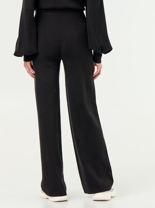 Wijde zwangerschapsbroek van ribtricot - Kiabi Wijde zwangerschapsbroek van ribtricot - Kiabi