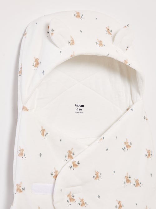 Wikkeldekentje met motiefje - Kiabi