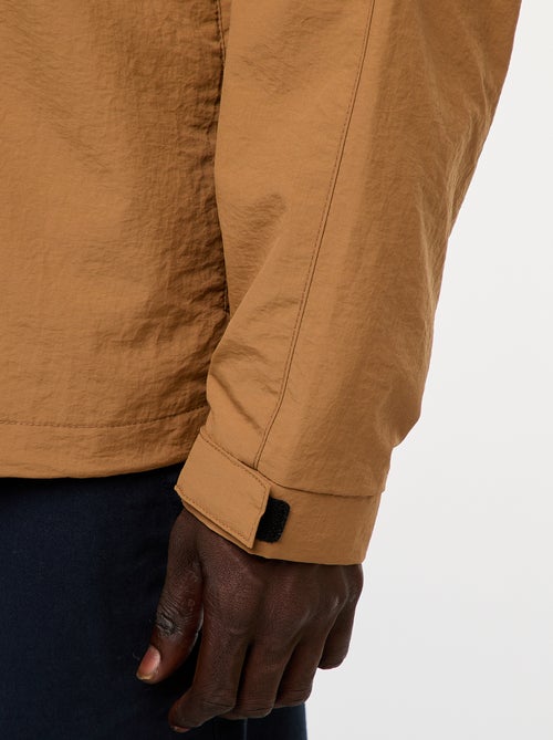 Windjack met capuchon en afneembare mouwen - Kiabi