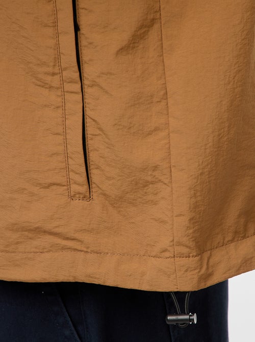 Windjack met capuchon en afneembare mouwen - Kiabi