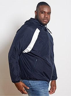 Herenmode grote maten - Windjack met colorblock - Kiabi
