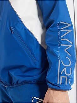 Windjack met colorblock 'Ecodesign' - Kiabi